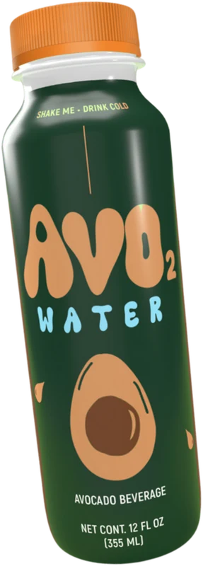 AVO₂ Water Mango — orange cap and label